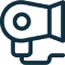 Hair dryer icon